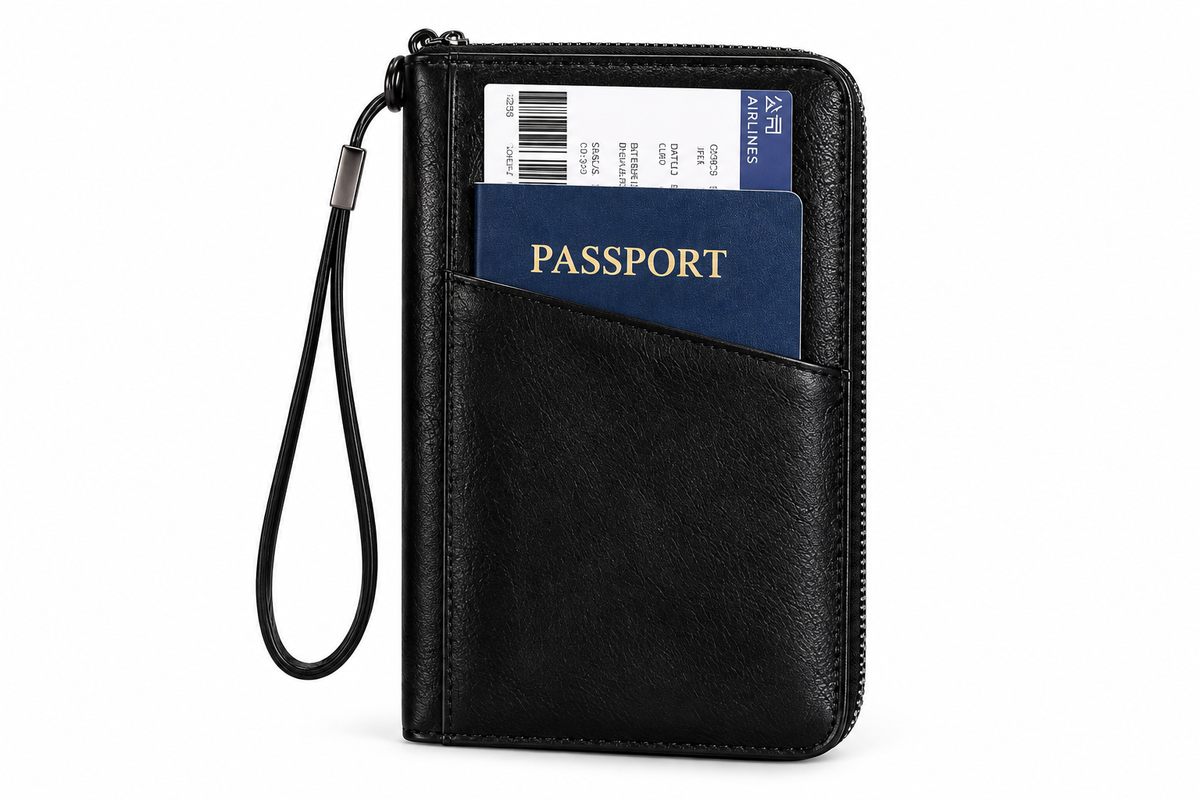 Portefeuille de Voyage en Cuir