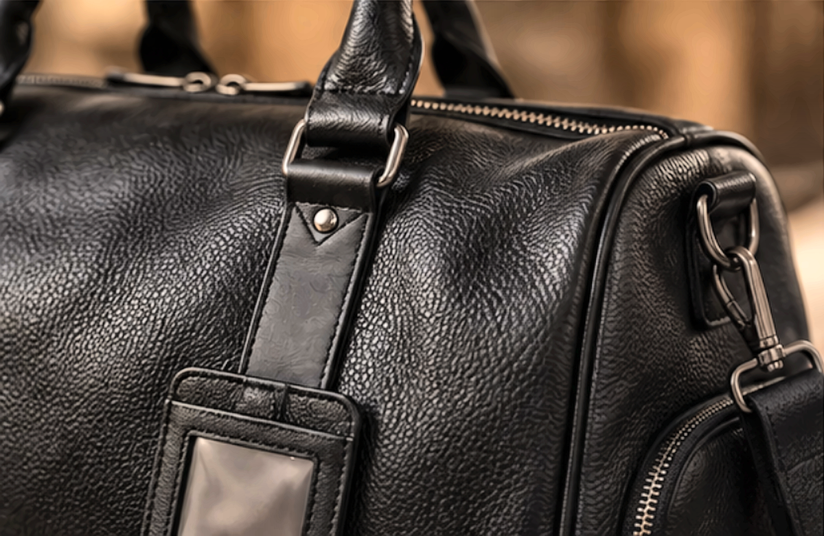 Sac de Voyage en Cuir Véritable | Noir